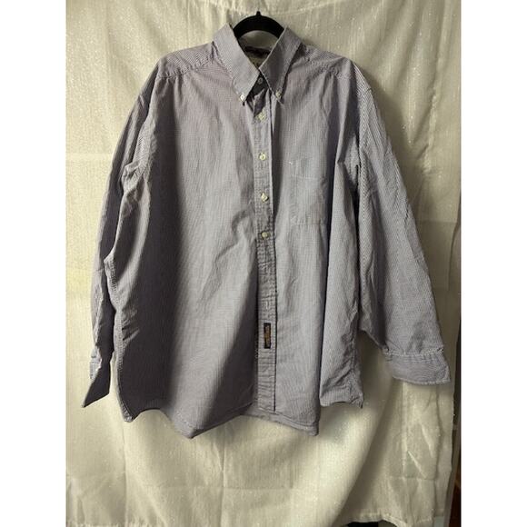 Tommy Hilfiger Other - Tommy Hilfiger Blue Cotton Button Up - Men's 17 1/2 36